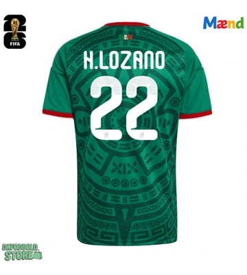 Mexico Hirving Lozano #22 Replika Hjemmebanetrøje VM 2026 Kortærmet